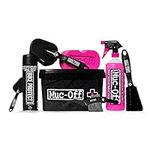 Muc-Off 8 in 1 Bicycle Cleaning Kit - Bike Cleaning Kit, Cleaning Bundle for MTB/Road/Gravel Bikes - Set Includes Bike Cleaner and Bike Protect, Black