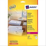 Avery L7160-40 Self-Adhesive Address/Mailing Labels (Amazon FBA Barcode Labels), 21 Labels Per A4 Sheet