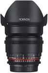 Rokinon DS16M-C 16mm T2.2 Cine Wide Angle Lens for Canon EF-S Digital SLR