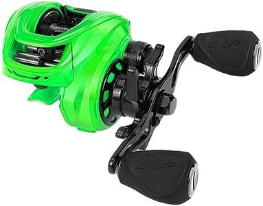 KastKing Zephyr Baitcasting Fishing Reel, Left Handed, Green