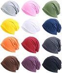 Tergy 12 Pieces Unisex Beanie Hats 