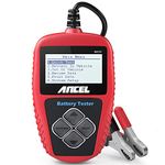 ANCEL BA101 Car Battery Tester, 12V 100-2000 CCA 220AH Automotive Load Battery Tester, Digital Analyzer, Bad Cell Test Tool, for Car/Boat/Motorcycle and More