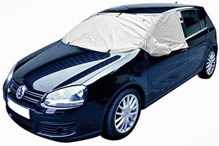 Sakura Car Windscreen Frost Protector - SS4922 - Universal Easy Fit - Covers Side Windows and Wing Mirrors - for Most Cars, Medium