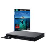 Sony UBP-X800 MULTIREGION Blu-ray Player Bundle with Blue Planet 2 Ultra HD 4K Blu-ray Disc