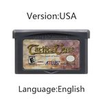 Kirby SSonic Summon Night Tactics Ogre GBA Game Cartridge 32 Bit Video Game Console Card for GBA/SP/DSTactics Ogre USA