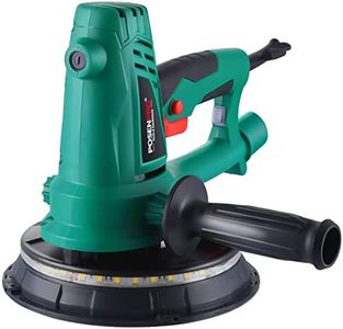 POSENPRO Electric Drywall Sander - 750W Variable Speed 1500-2700RPM Wall Sander with Vacuum, LED Light, Dust Bag and Hose, 6 Sanding Discs