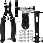 SBGGRL Bike Chain Tool Repair Kit,Bicycle Chain Removal Tools,Chain Breaker Tool &Plier&Checker& 4 Pairs Missing Links for Single 6/7/8/9/10/11 Speed Chain,Biking Gear
