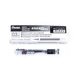 Gel Ink Refills for Pentel EnerGel Gel Roller Pens (BLN73-A), 0.3mm, Ultra Fine Needle Tip, Black Ink, LRN3-A, Box of 12