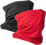 VULKIT 2 Pack Neck Gaiter Face Mask