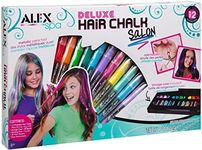 ALEX Toys - Spa Fun, Tattoo's and More, Deluxe Hair Chalk Salon Activity Kit with 12-Pens, 738X