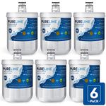 Pureline LT500P and 9890 Water Filter Replacement with Advance Filtration. Compatible with Kenmore 9890, LG LT500P, LG 5231JA2002A, LG GEN11042FR-08, LG LFX25974ST. and More. (6 Pack)