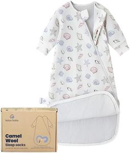 KaiyaBaby Organic Cotton Baby Sleep Sack, Long Sleeve 2.5 TOG, 18-36M