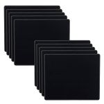 SaiTech IT 10 Pack 2mm Mouse Pad with Stitched Edges Non-Slip Rubber Base, Premium-Textured and Waterproof Mousepads Bulk, Mouse Pad for Computers, Laptop, Office & Home, 8.66 x 7.1 inch