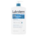 Lubriderm Daily Moisture Lotion for Normal To Dry Skin, Fragrance-Free, 709ml