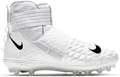 Nike Men's Force Savage Elite 2 Football Cleats, White | Black, 9