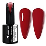 VENALISA 15ml Gel Nail Polish from BELLE GAGA Carmine Red Color Soak Off UV LED Nail Gel Polish Nail Art Starter Manicure Salon DIY at Home, 0.53 OZ