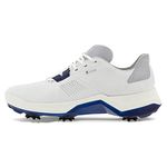 ECCO Men's Biom G5 Gore-tex Waterproof Golf Shoe, White/Blue Depths, 8-8.5