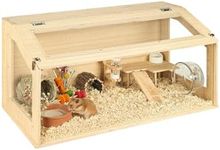 Large Wooden Hamster Cage, 31.5" Po