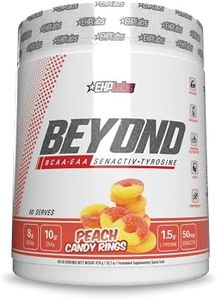 Beyond BCAA + EAA by EHPlabs - 10g of Essential Amino Acids, Assists with Muscle Endurance, Recovery & Fatigue (Peach Candy Rings)