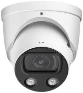 EmpireTech IPC-Color4K-T 4K Full-color Ultra Low Light 8MP 1/1.2" CMOS Smart AI Starlight Turret IP Camera,Build-in Warm LED, Built-in Mic,SMD 3.0,PoE and ePoE,IPC-Color4K-T 3.6mm White