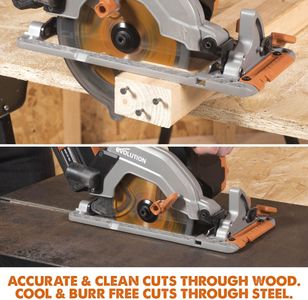 Evolution 18V Cordless Circular Saw – R165CCS-Li