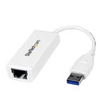 StarTech.com USB to Ethernet Adapter, USB 3.0 to 10/100/1000 Gigabit Ethernet LAN Adapter, USB to RJ45 Adapter, TAA Complaint