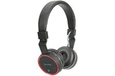 AV Link Wireless Bluetooth Headphones-Hands free calls, FM radio and SD card slot, Noise cancelling-Black