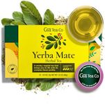 Gya Tea Co Yerba Mate Tea K Cups - Medium Caffeinated Smooth Tea K Cups - Kickstart Day with Tea Pods - Tea K Cup Tea Pods 2.0 & 1.0 Herbal Tea Gift Set