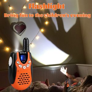 Retevis Kids Walkie Talkies, Orange – RT602 Two-Way Radios