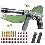 SK MISS Toy Gun, Toy Guns for Boys, Upgrade Plastic Toy Pistol for Kids with Soft Foam, Children Education Foam Blaster Birthday Gift for Outdoor Play (Colour) (GL-9)