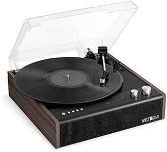 Victrola Eastwood Bluetooth Record Player with Three-Speed Turntable and Replaceable Audio-Technica Cartridge | Espresso | VTA-72-ESP-INT