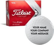 Titleist TruFeel White Personalized