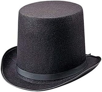 Rhode Island Novelty Deluxe Black Magician Butler Formal Costume Top Hat, One Per Order, Multi, One size