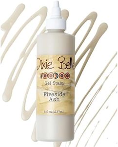 Dixie Belle Voodoo Gel Stain - Fireside Ash (8oz) - Water-Based Stain for Wood Projects - DIY Wood Stain + Grain Enhancer