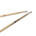 ProMark Rebound 7A Long Hickory Drumsticks, Acorn Wood Tip, One Pair, Natural, RBH535LAW