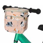 Zkixuiwi Kids Bicycle Basket Bike Handlebar Bag Organizer, Children's Front Bike Decoration Accessory for Girls & Boys, Kid Bike Bag Fits for Balance Bike, Tricycle, Scooter (Puppy)