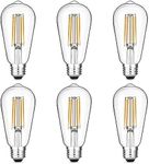 Gozelux Vintage LED Edison Bulbs 6W