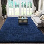 Ophanie 6x9 Blue Rugs for Living Ro