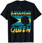 Bahamian Queen Bahamas Flag Pride Home Country Heritage T-Shirt