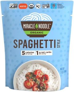 Miracle Noodle - Ready To Eat Organic Spaghetti Keto, Vegan, Gluten Free, Low Carb Rice, Low Calorie Rice, Soy Free - 7 Oz, 6-Pack