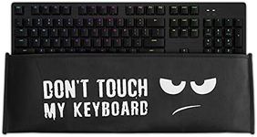 kwmobile Keyboard Cover Compatible with Logitech G512/G513 Carbon Tactile/Linear/GX Blue - Dust Cover PC Keyboard Fabric Case - Don't Touch My Keyboard