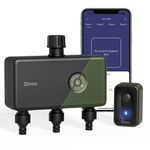 Diivoo WiFi Water Timer 3 Zones, Smart Sprinkler Timer with APP & Alexa’s Voice & 6 Irrigation Schedules, Automatic Hose Tap Timer, Garden Watering Systems with Rain Delay/Auto & Manual Mode