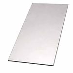 GOONSDS Titanium Plate Sheet TA2/GR2 Sheet Metal for Laboratory Materials and Mechanical Parts Processing,100x200x2mm