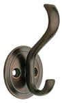 Liberty Hardware B42307J-VBR-C Coat and Hat Hook with Round Base, Venetian Bronze