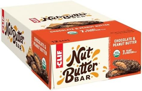 CLIF Nut Butter Bar - Chocolate and Peanut Butter - Filled Energy Bars - Non-GMO - USDA Organic - Plant-Based - Low Glycemic - 50g. (5 Pack)