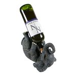 Nemesis Now EXA80004 Guzzlers Elephant Wine Bottle Holder 21cm Grey