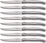 FlyingColors Laguiole Style Steak Knife Set, Stainless Steel, 8 Pieces