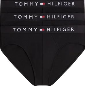 Tommy Hilfiger Men's Briefs, Black (Black/Black), M