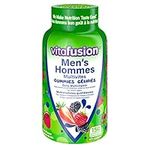 Vitafusion Men's Multivites Gummies, Daily Multivitamin, Healthy metabolism 1, Immune support 2, Connective tissue formation 3, 150 Count (2.5-month supply).