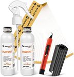 SAPLIZE Golf Regripping kits with 30 Paper Tapes, 10oz Solvent, Vise Clamp and Hook Blade